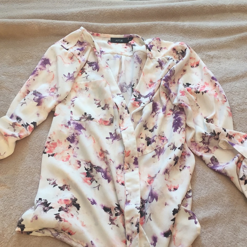 APT 9 button up blouse